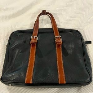 Cole Haan pebble leather laptop bag.  Great condition.  Holds a 15” laptop.